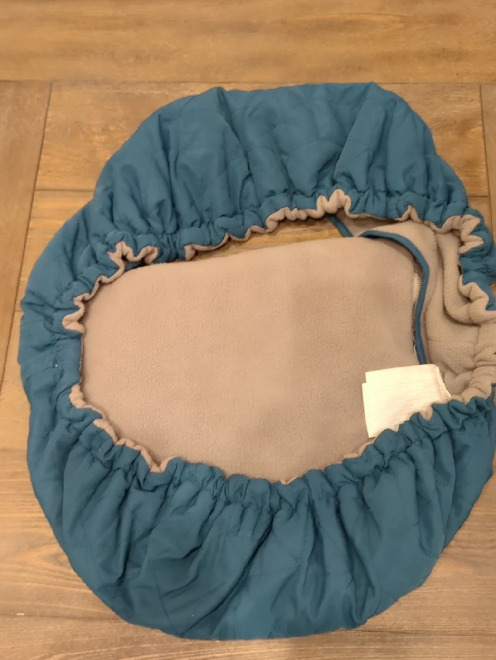 JJ Cole Teal Quilted Baby Carseat Cover